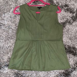 Olive Green Stretch tank top